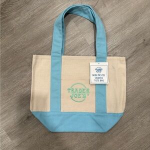 Trader Joe’s pastel mini blue tote BNWT